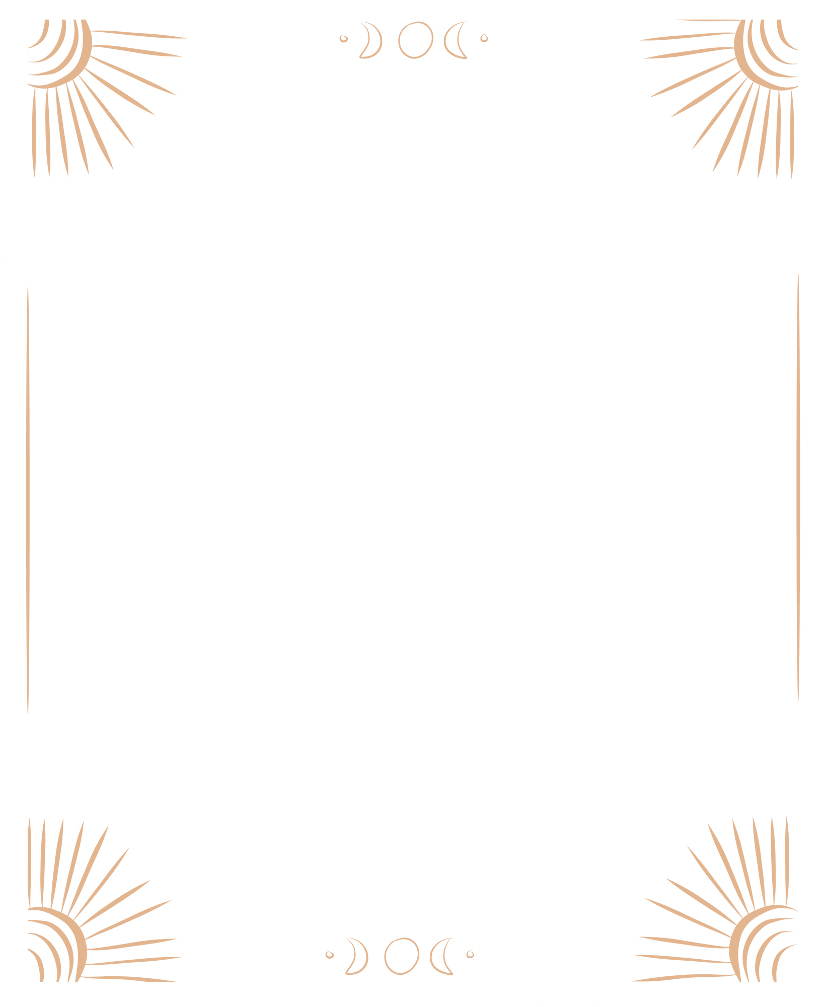 Astrological Frame Illustration